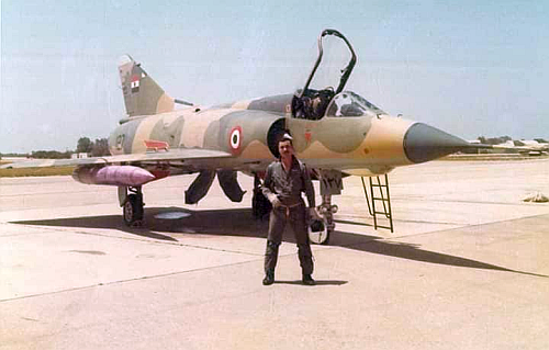 The 1010th or 1020th Squadron s Mirage 5SD combat aircraft at Mitiga (Tripoli) airport in the seventies.