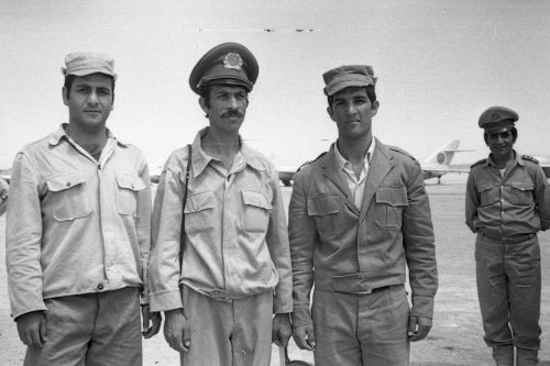 Afghan pilot training MiG-17 Fresco-A at Dehdadi airfield in 1979