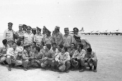 Afghan pilot training MiG-17 Fresco-A at Dehdadi airfield in 1979