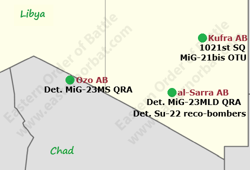 Libyan Air Force in 1987 south chad border Libyan Air Force in 1987 south chad border