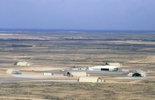 Libyan Ghardabiya Airbase hardened aircraft shaelter