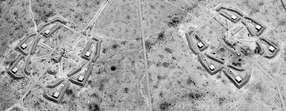 The first Libyan S-200VE Vega-E long-range, high-altitude surface-to-air missile system's two firing positions in South of Sirte city. The first Libyan S-200VE Vega-E long-range, high-altitude surface-to-air missile system's two firing positions in South of Sirte city.