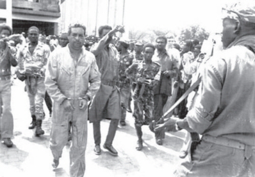 Major Shafraddine, the pilot of the first Libyan Su-22 shot down, as a prisoner in Chad in 1983. Major Shafraddine, the pilot of the first Libyan Su-22 shot down, as a prisoner in Chad in 1983.