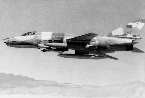 Between 1985 and 1986, the Su-22M (S-52K) Fitter reconnaissance bombers were deployed from the Ghardabiya (Sirte) airbase again as interceptor fighters. Between 1985 and 1986, the Su-22M (S-52K) Fitter reconnaissance bombers were deployed from the Ghardabiya (Sirte) airbase again as interceptor fighters.