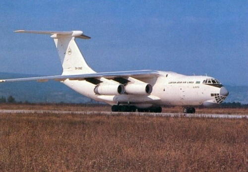 Libyan IL-76 DNS in middle of Europe