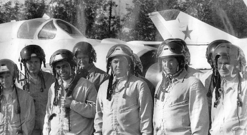 Soviet Air Force Turkestan Military District MiG-21PFM Fishbed-F 115th Fighter Air Regiment Kokayty airport in 1974