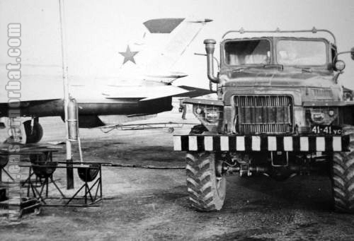 Soviet Air Force Turkestan Military District MiG-21PFM Fishbed-F 217th Fighter-Bomber Air Regiment Kzyl-Arvat airport