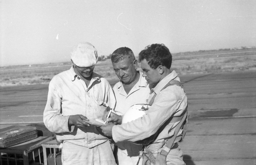 Soviet Su-17M3 Fitter-H bomber crew in Turkestan Military District