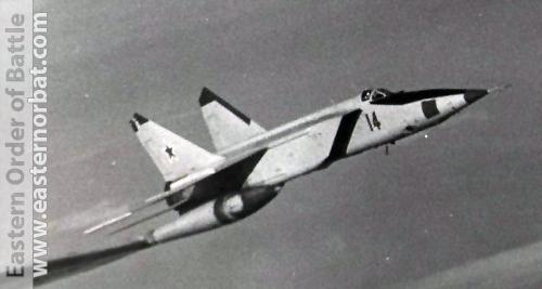 Soviet 198th ORAP MiG-25RB Foxbat