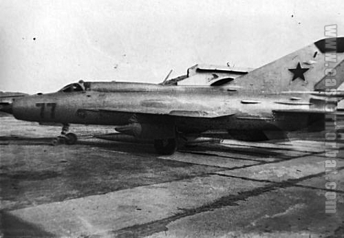 Soviet Air Force Turkestan Military District MiG-21PFM Fishbed-F 217th Fighter-Bomber Air Regiment Kzyl-Arvat airport