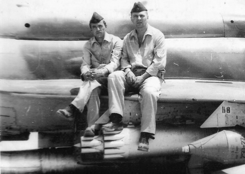 The Guard Regiments pilots sitting on their MiG-21bis Fishbed-L with 16-round UB-16-57 FFAR pod and bomb in Bagram in 1981.