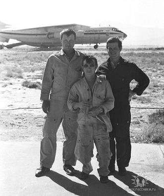 The 27th Guard Fighter Air Regiments ground crew in Bagram airport Afganistan.