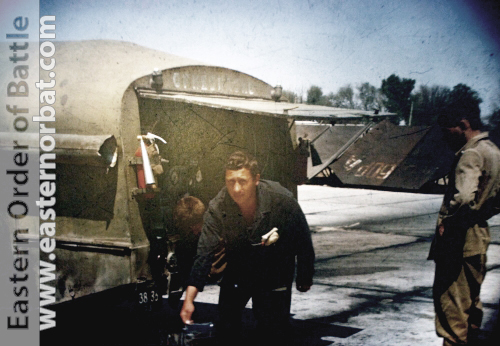 USSR 381st independent Reconnaissance Air Regiment's crews in Chimkent