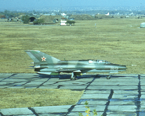 Air Force of the Southern Group of Forces's MiG-21UM Mongol-B at Hungary Tkl in 1986