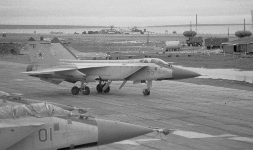 CCCP MiG-31 Foxhound at the Amderma airport