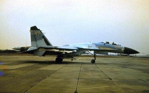 The Soviet 831st Fighter Air Regiment's Su-27 Flanker 