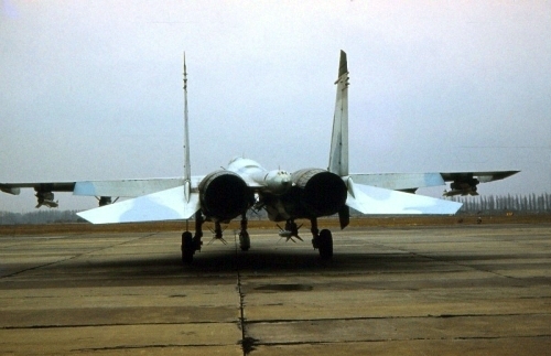 The Soviet 831st Fighter Air Regiment's Su-27 Flanker 