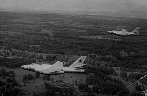 The IL-28R Beagle reconnaissance type along the northern boundary of the Soviet Union