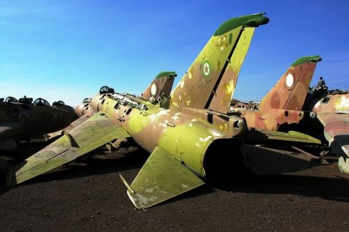 Afghan Air Force Su-7BKL Fitter-A Shindand. Source: unknown