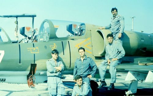 Bulgarian L-39ZA Albatros at Kamenetz airport in 1989