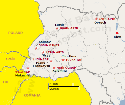 Soviet VVS 14th Tactical Air Army in 1988