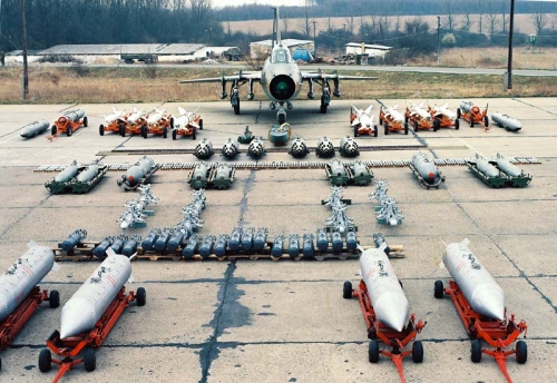 Hungarian Su-22M3 Fitter-J weapons