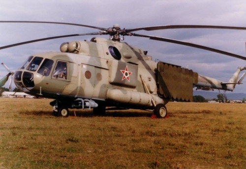 Hungarian Air Force 87th Combat Helicopter Brigade Mi-17PP Hip-H electronic jamming helicopter. Photo: Simon Lszl