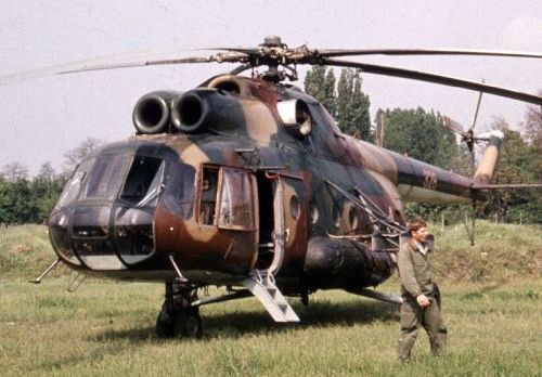 The 87th Helicopter Air Regiments Mi-8T Hip-C medium cargo helicopter. Photo: Simon Laszlo