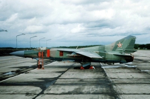 Hungarian MiG-23MF Flogger-B Live-fire exercise in Poland. Photo: Szcs Lszl