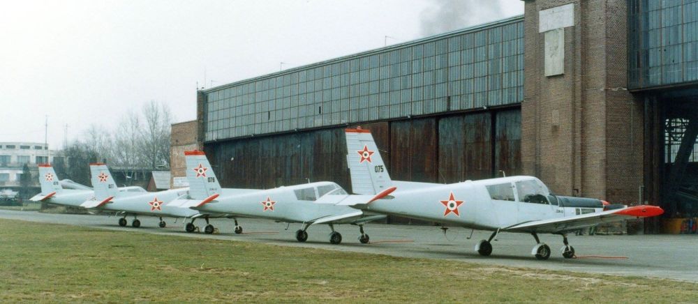 In 1976 received four the Czechoslovakia made Zlin Z-43 currier aircraft. These are deployed in Budars airport near capital town.