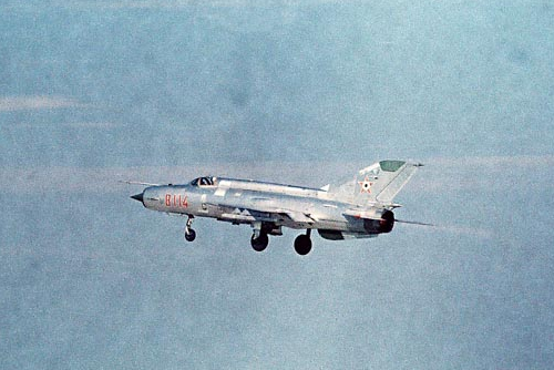 Hungarian MiG-21MF at Kecskemt 