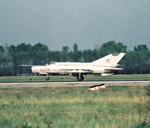 Hungarian MiG-21MF at Kecskemt 