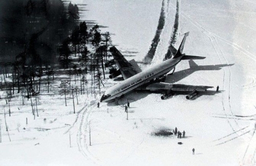 Korean Air Lines Boeing 707 in USSR