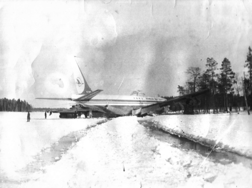 Korean Air Lines Boeing 707 in USSR