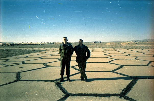 All three photos were taken at Yangadzha airport about 2002.