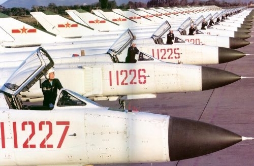 Chinese 1st Fighter Divisions Shenyang J-8B Finback-B