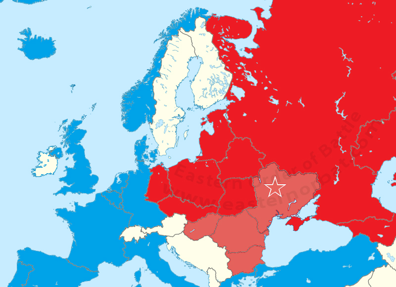 Soviet High Command of the South-West Direction map