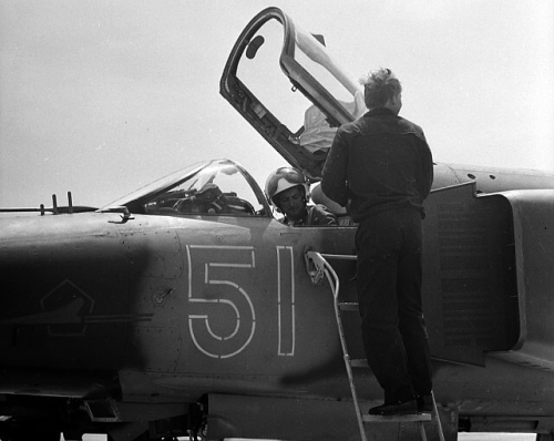 USSR MiG-23M at Papa airbase Hungary