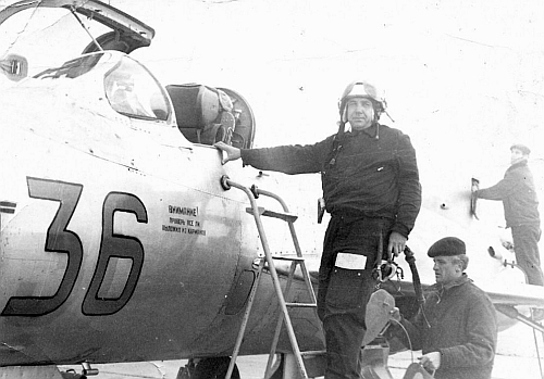 USSR MiG-21PFM Fishbed-F at the Chortkov airport