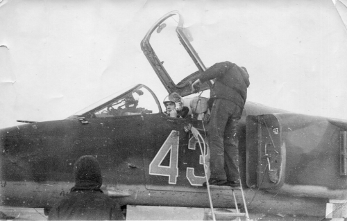 Soviet MiG-27 Flogger-D at the Chortkov airport