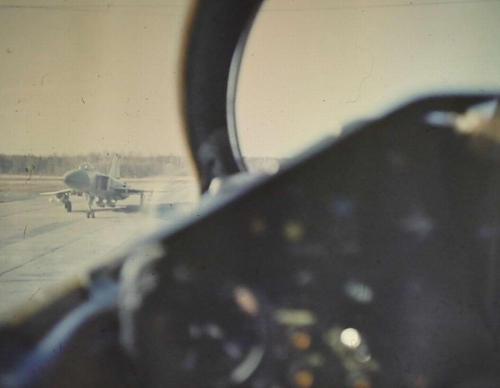 The Soviet 57th Guard Fighter Air Regiment PVO's Su-15TM 'Flagon-F'interceptors at the Besovets airport.