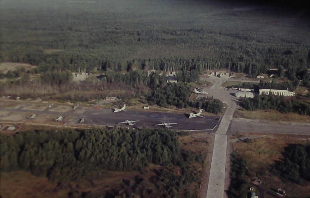 The Soviet 57th Guard Fighter Air Regiment PVO's Su-15TM 'Flagon-F'interceptors at the Besovets airport.