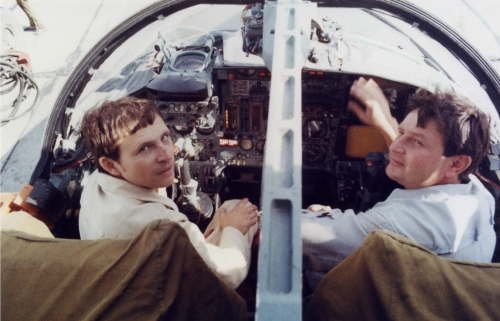 Su-24M Fencer-D on the Soviet Sary Shagan missile test range