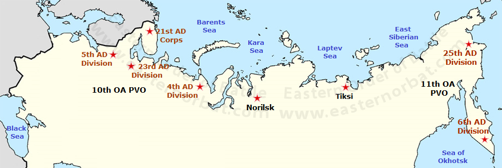 Soviet Air Defense in the northern region