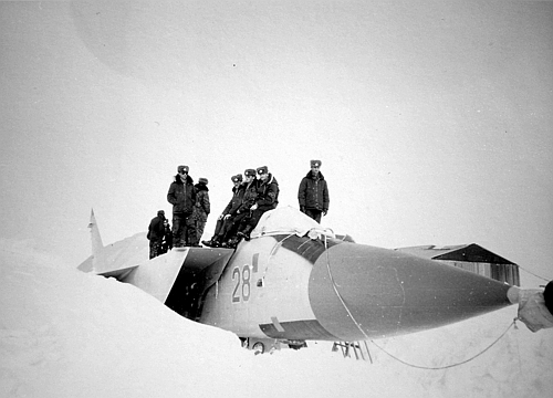 USSR MiG-31 Foxhound at Norilsk airport