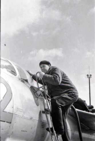 Soviet Yakovlev Yak-28 bombers at the Cherlyany airport