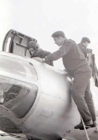 Soviet Yakovlev Yak-28 bombers at the Cherlyany airport