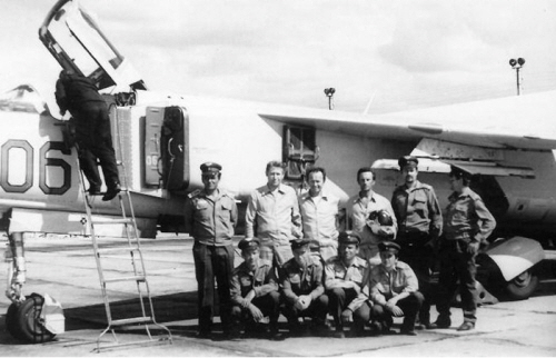 Czechoslovakia sent ten pilots and technicians to Logovoye for MiG-23MF retraining in 1978. Between February and May they flew MiG-23MS and UB variants only. The more modern MiG-23MF Flogger-B version was only flown three times. Photo: Vtezslav Nohel